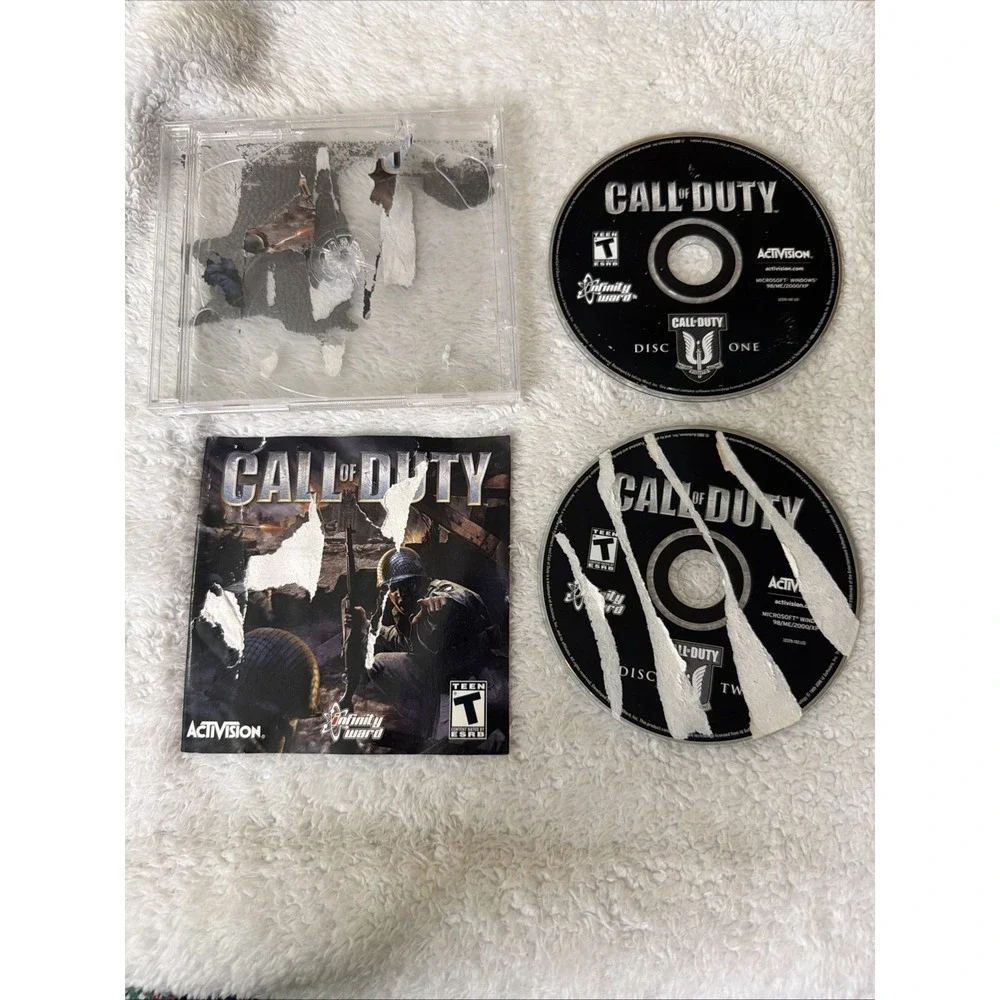 Call of Duty PC CD ROM 2003 Activision Infinity Ward Microsoft Complete CIB